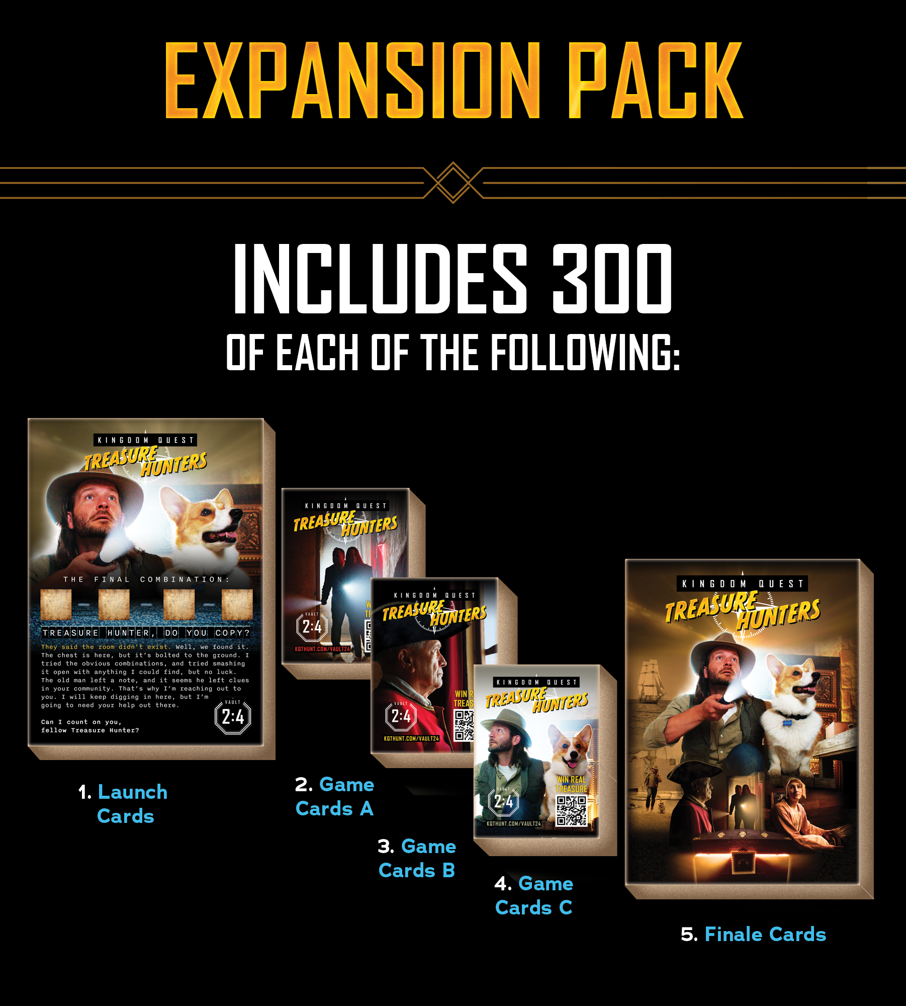 Vault 2:4 Expansion Pack (300 additional game pieces)